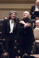 Ozawa begins final concerts in N.Y. with Boston Symphony